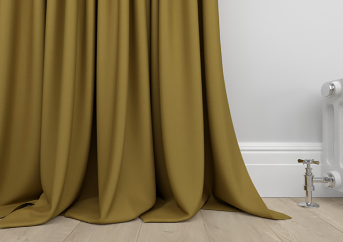 Kyoto Faux Silk, Gold - Made to Measure Curtains - Image 6